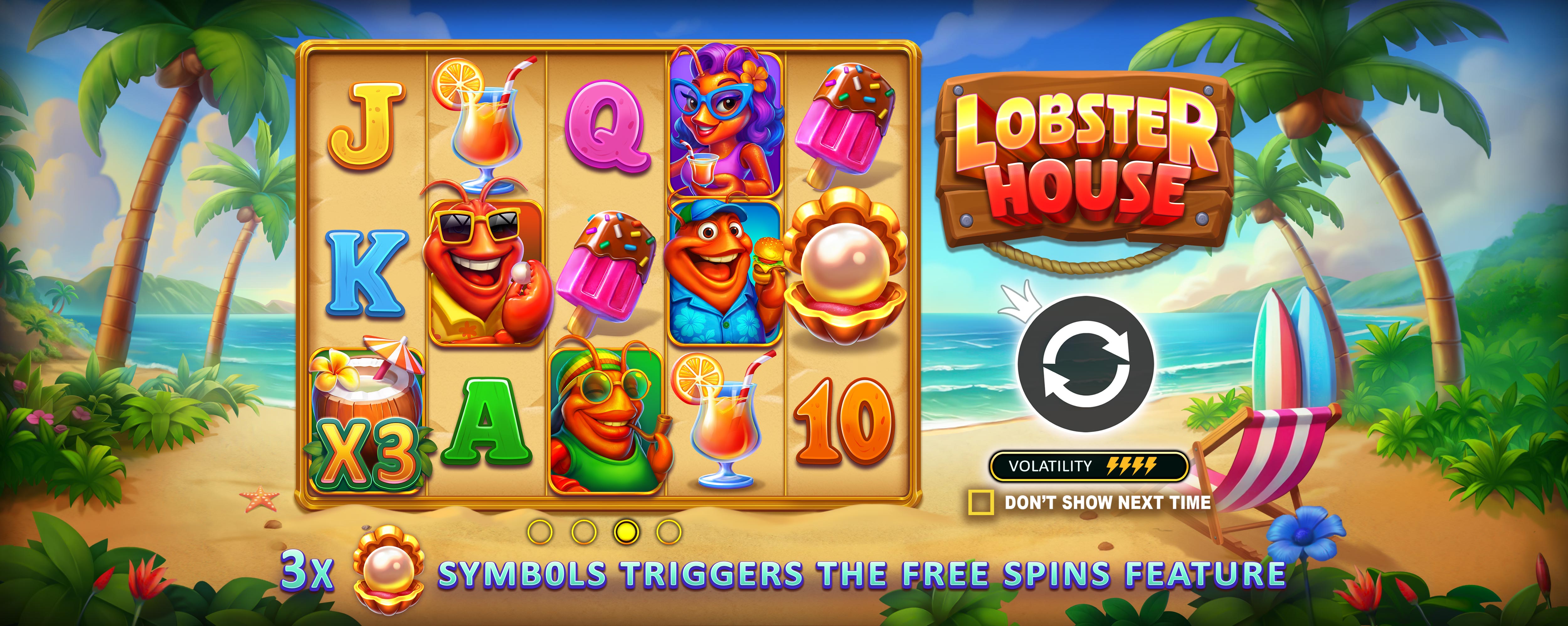 Lobster House - screenshot with slot description 10